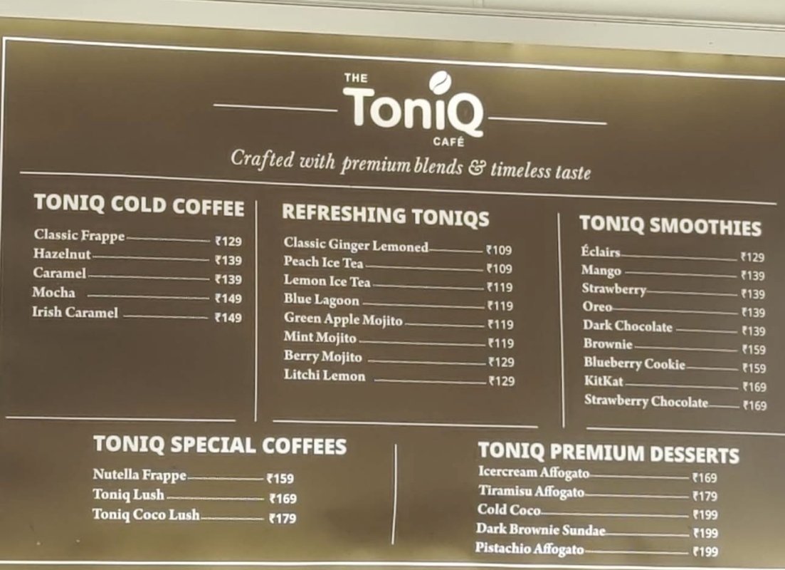 The Tonic Cafe